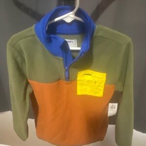 Old Navy Kids Colorblock Sweater - Blue, Green, Orange, Yellow